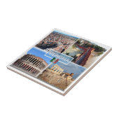 VNT010 VERONA, Mozaïek, Veneto, Italië, Tegeltje (Zijkant)