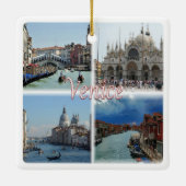 VNT023 VENICE mosaic, Veneto, Italië Keramisch Ornament (Achterkant)