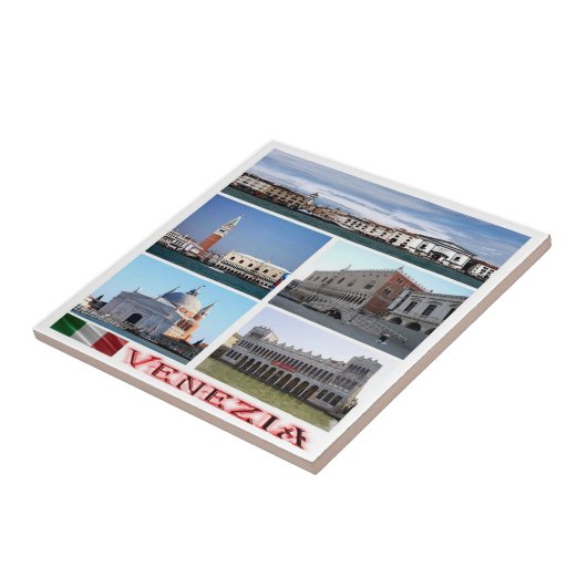 VNT031 VENETIË, Mozaïek, Verona, Italië, Tegeltje (Zijkant)