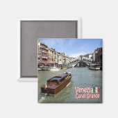 VNT040 VENICE, Panorama, Veneto, Italië, Fridge Magneet (Voorkant / Achterkant)
