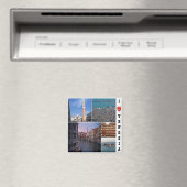 VNT041 VENICE I Love, Mosaic, Veneto, Fridge Magneet (Insitu (Vaatwasser))