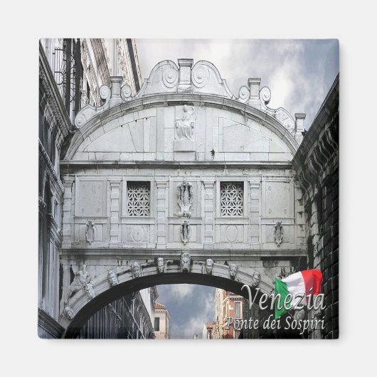 VNT049 VENICE - Bridge of Sighs, Italy, Fridge Magneet (Voorkant)