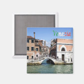 VNT053 VENICE, CA' BALA' BRIDGE, Italië, Fridge Magneet (Voorkant / Achterkant)