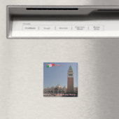 VNT069 VENICE, Saint Mark Bell Tower, Italië, Frid Magneet (Insitu (Vaatwasser))