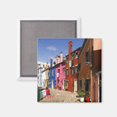 VNT071 BURANO, VENICE, Veneto, Italië, Fridge Magneet (Voorkant / Achterkant)