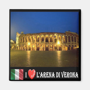 VNT094 VERONA, ARENA I Love, Verona, Italië, Fridg Magneet