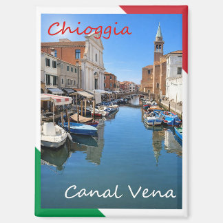 VNT116 CHIOGGIA, Canal Vena, Veneto, Italië, Koelk Magneet
