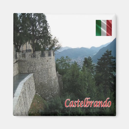 VNT117 CASTELBRANDO, Veneto, Italië, Fridge Magneet (Voorkant)