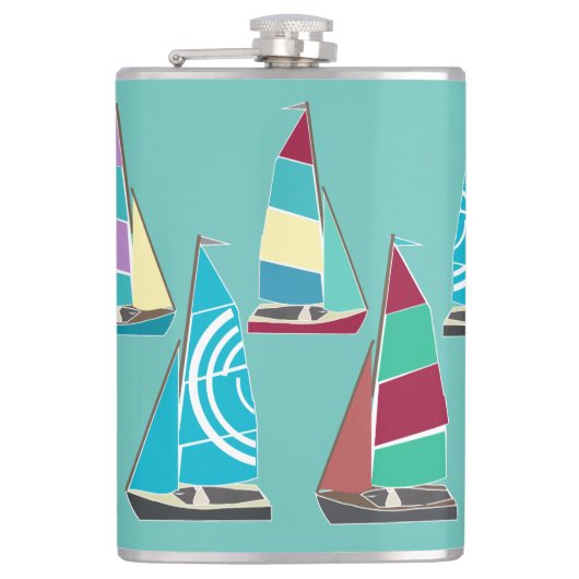 Vntage Dinghies Heupfles (Voorkant)