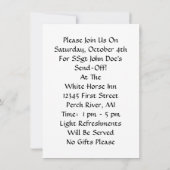 Vntg Oom Sam Militaire Verstuur Uitnodigingen van  (Achterkant)