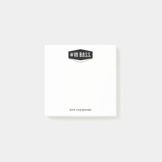 VO BOSS 3 x 3 Opmerkingen Post-it® Notes (Voorkant)