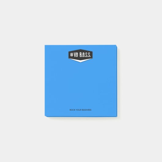 VO BOSS Blue 3 x 3 notities Post-it® Notes (Voorkant)
