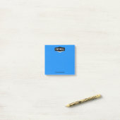 VO BOSS Blue 3 x 3 notities Post-it® Notes (Op bureau)