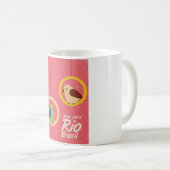 Voar para Rio, Brasil reisposter. Koffiemok (Voorkant rechts)