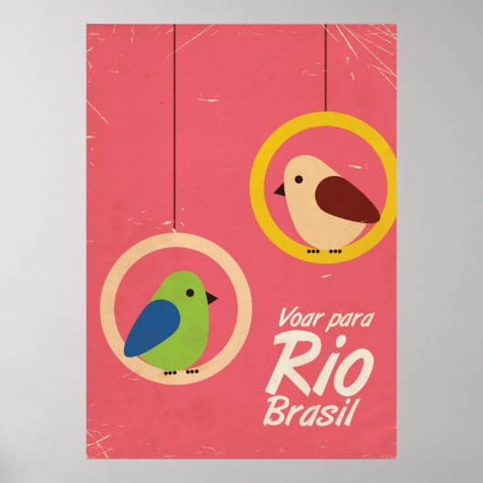 Voar para Rio, Brasil reisposter. Poster (Voorkant)