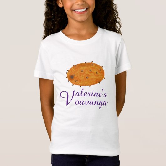 Voavanga en V met naam T-shirt (Voorkant)