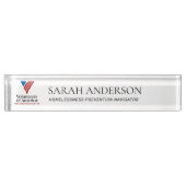 VOAWW Acrylblok Naambordje (Voorkant)