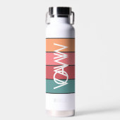 VOAWW Retro Stripes Waterfles (Voorkant)