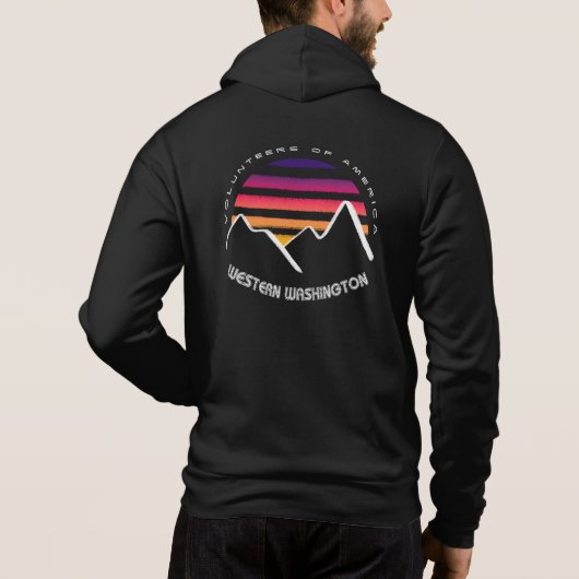 VOAWW Synth Wave Hoodie (Achterkant)