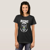 Voball Skull - Beachvolleybal T-shirt (Voorkant volledig)