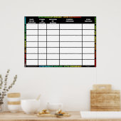 Vocabulaire bouwer poster (Keuken)