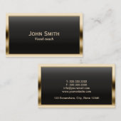 Vocal Coach Modern Gold Lijst Musical Visitekaartje (Voorkant / Achterkant)