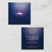 Vocal Coach Singer Vierkante Visitekaartje (Voorkant / Achterkant)