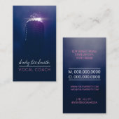 Vocal Coach Singer Visitekaartje (Voorkant / Achterkant)