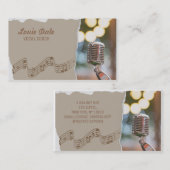 Vocal Coach Visitekaartje (Voorkant / Achterkant)