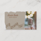 Vocal Coach Visitekaartje (Voorkant)