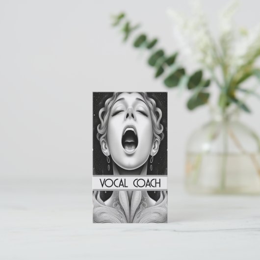 Vocal Coach Visitekaartje (Staand voorkant)