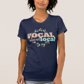Vocal over lokale Floral T-Shirt (Voorkant)