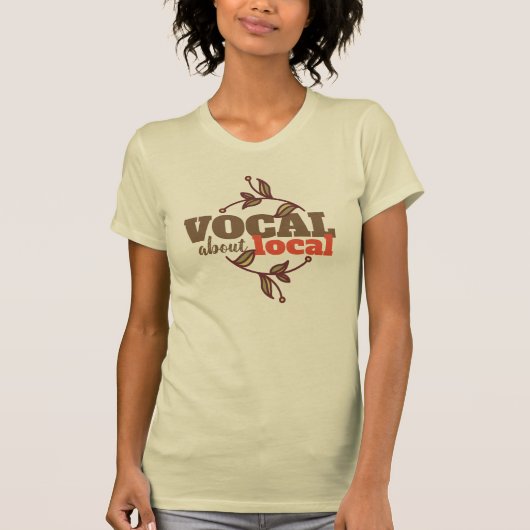 Vocal over lokale T-shirt (Voorkant)