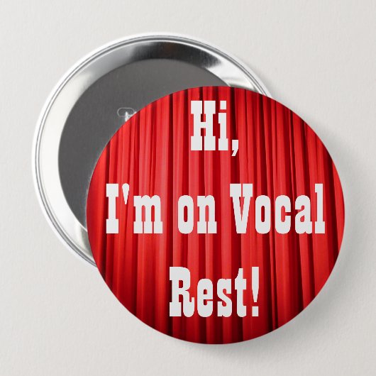 Vocal Rest Button (Voorkant /achterkant)