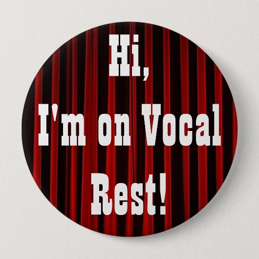 Vocal Rest Button (Voorkant)