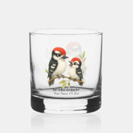 Vocale roodbuikspecht whisky glas