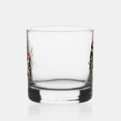 Vocale roodbuikspecht whisky glas (Rechts)