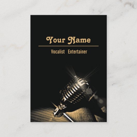 Vocalist - Bedrijven, Kaart plannen, groot Afsprakenkaartje (Voorkant)