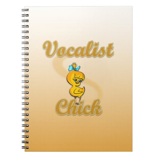Vocalist Chick Notitieboek (Voorkant)