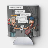 Vocalist Muziek Humor Funny Pun Koelbox Blikjeskoeler (Achterkant)