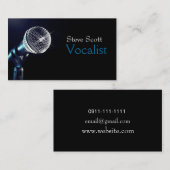 Vocalist, Singer, Solo, Performance Entertainment Visitekaartje (Voorkant / Achterkant)
