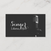 Vocalist, Singer, Visitekaartje muziek (Voorkant)
