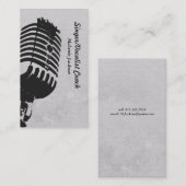 Vocalistische textuur visitekaartje (Voorkant / Achterkant)