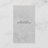 Vocalistische textuur visitekaartje (Achterkant)