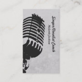 Vocalistische textuur visitekaartje (Voorkant)