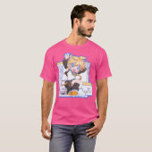 Vocaloid Windows Blue-versie Kagamine Len T-shirt (Voorkant volledig)