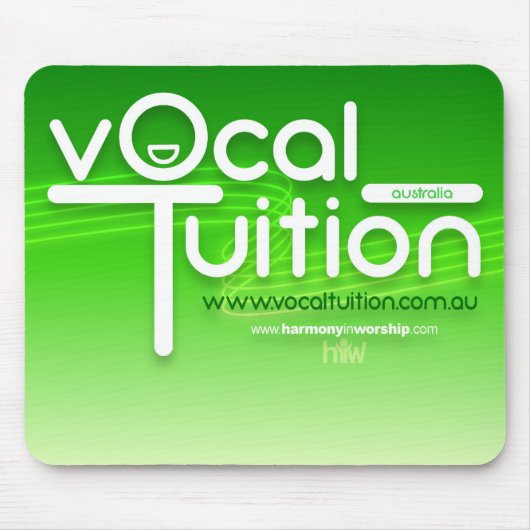 VocalTuition Aus Mousepad Muismat (Voorkant)