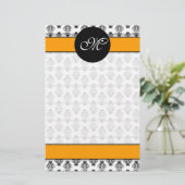 vocht 01 (oranje) niet gevoerd, M Briefpapier (Staand voorkant)