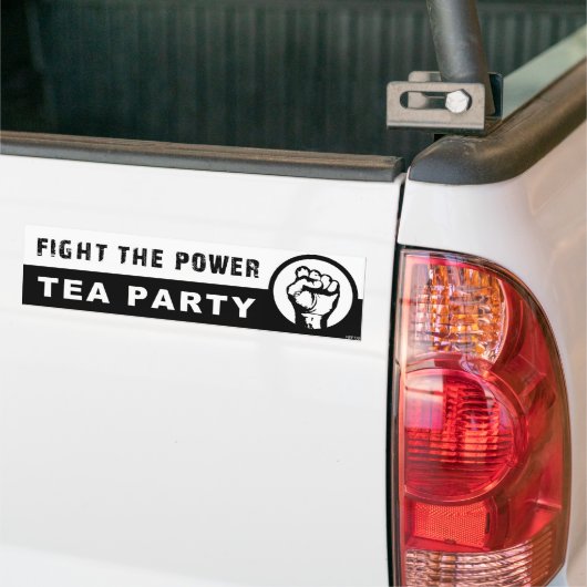 Vocht de macht bumpersticker (Op Truck)