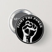 Vocht de macht ronde button 5,7 cm (Voorkant /achterkant)